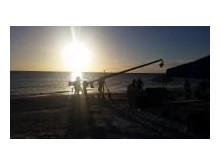 sunset jib shot